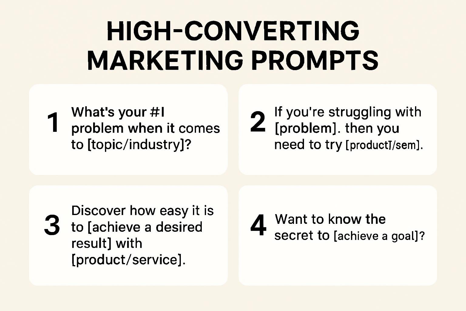 High-Converting Marketing Prompts