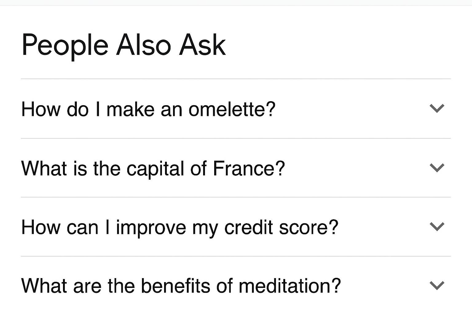 People Also Ask