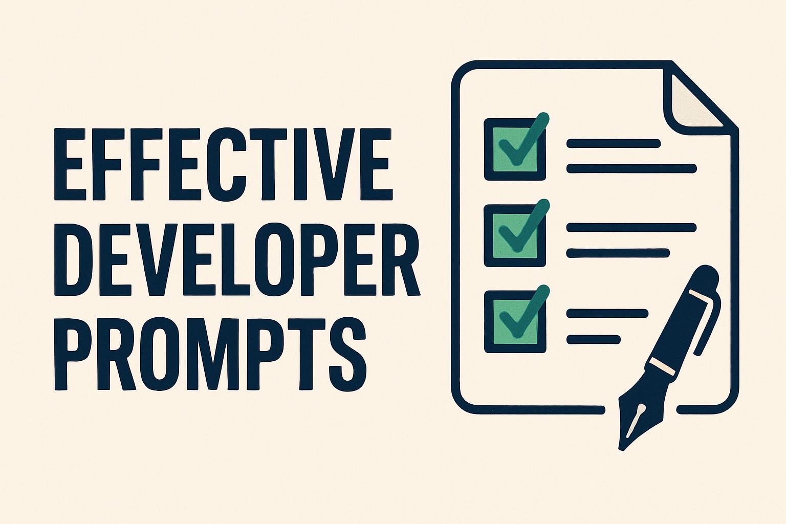 Effective Developer Prompts
