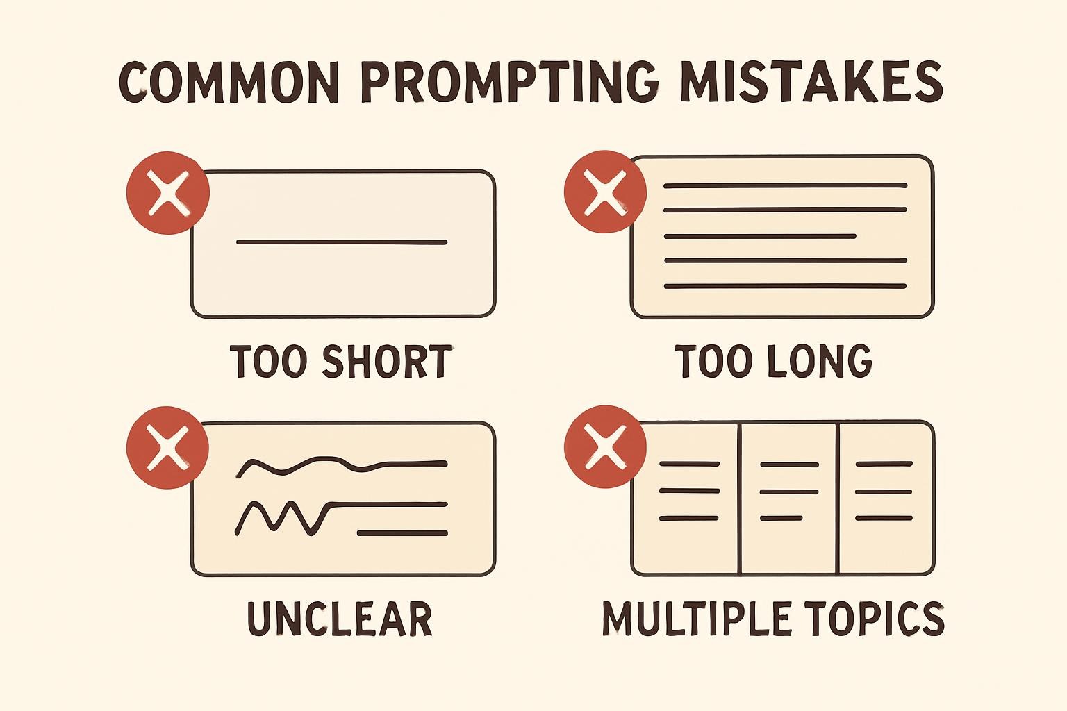 Common Prompting Mistakes 
