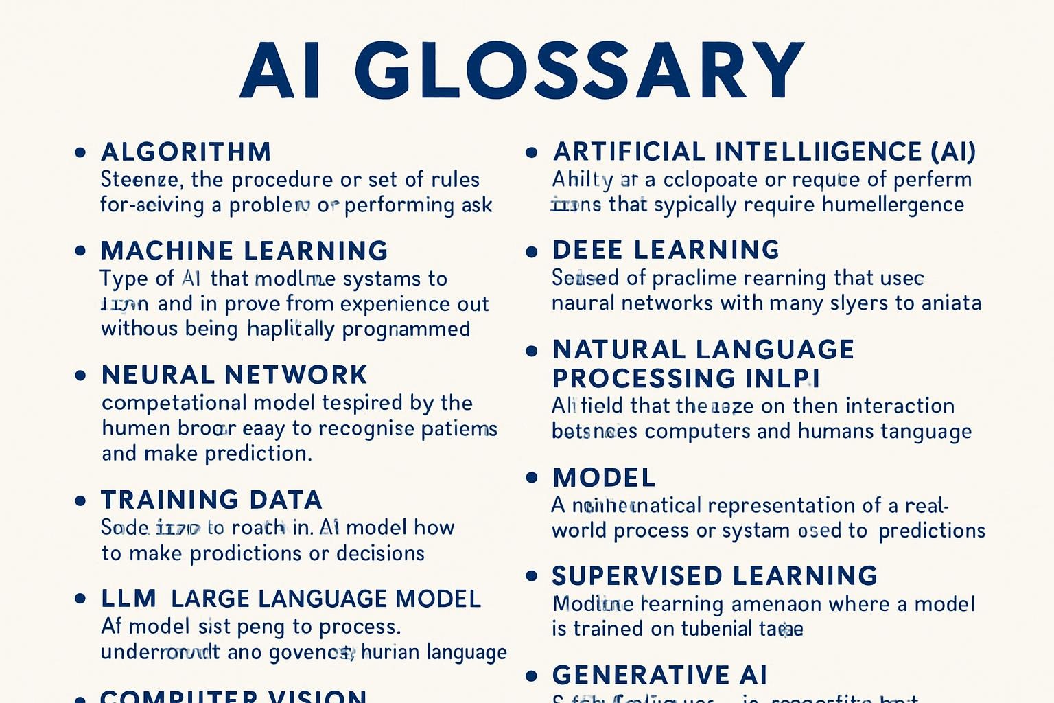 AI glossary