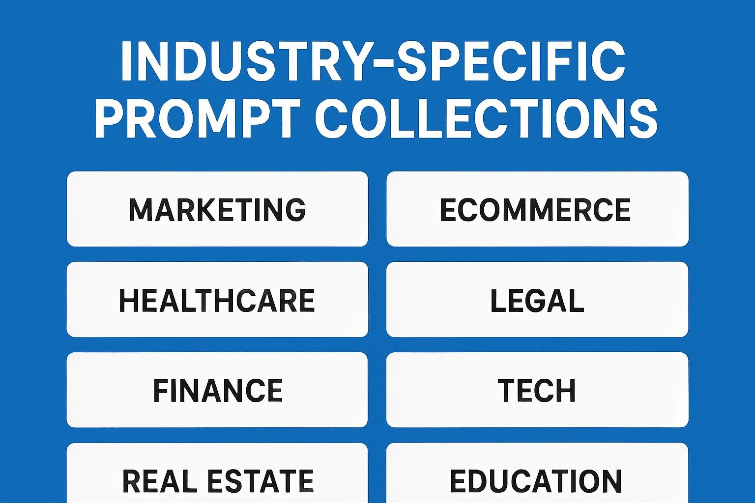 Industry-Specific Prompt Collections