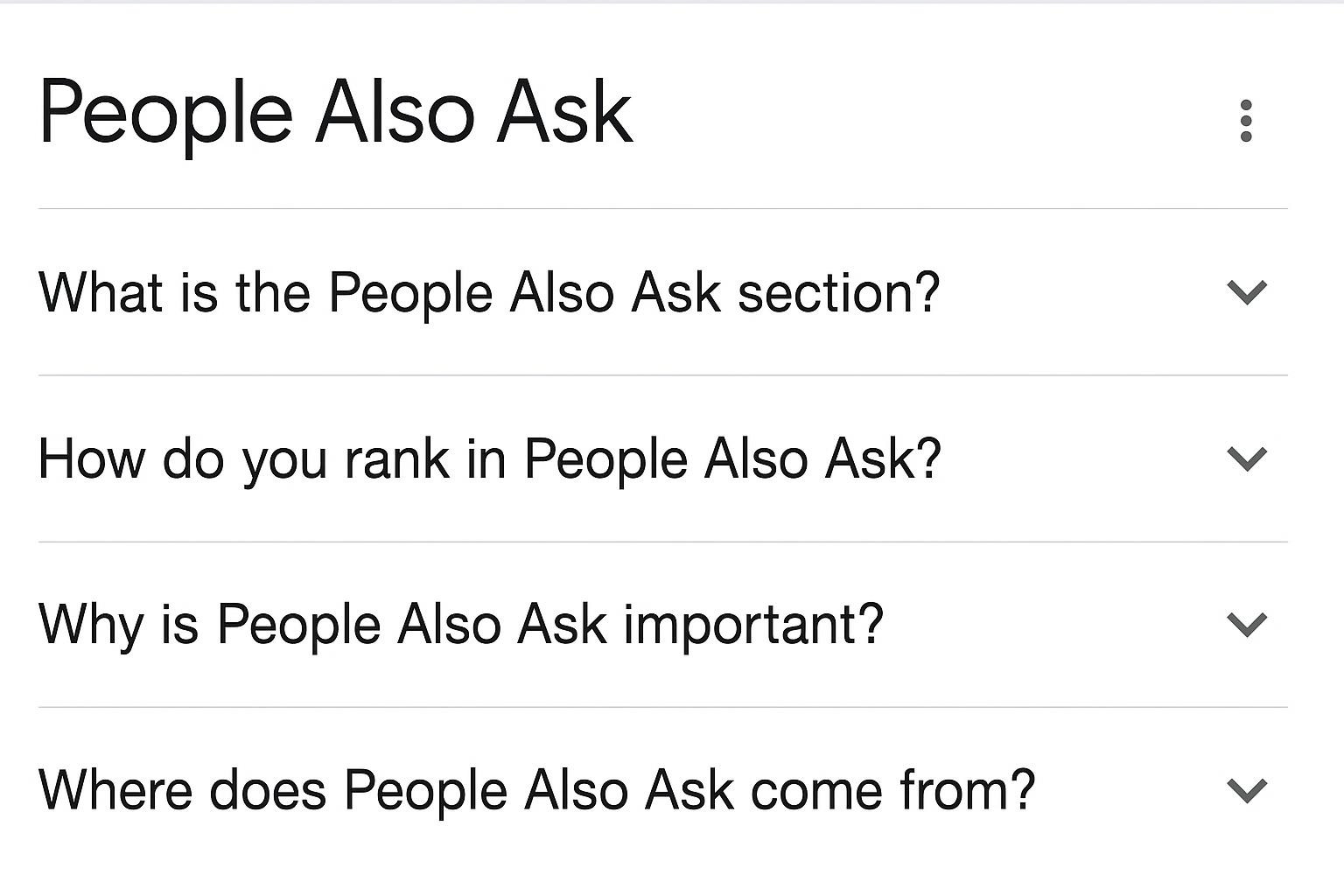 People Also Ask