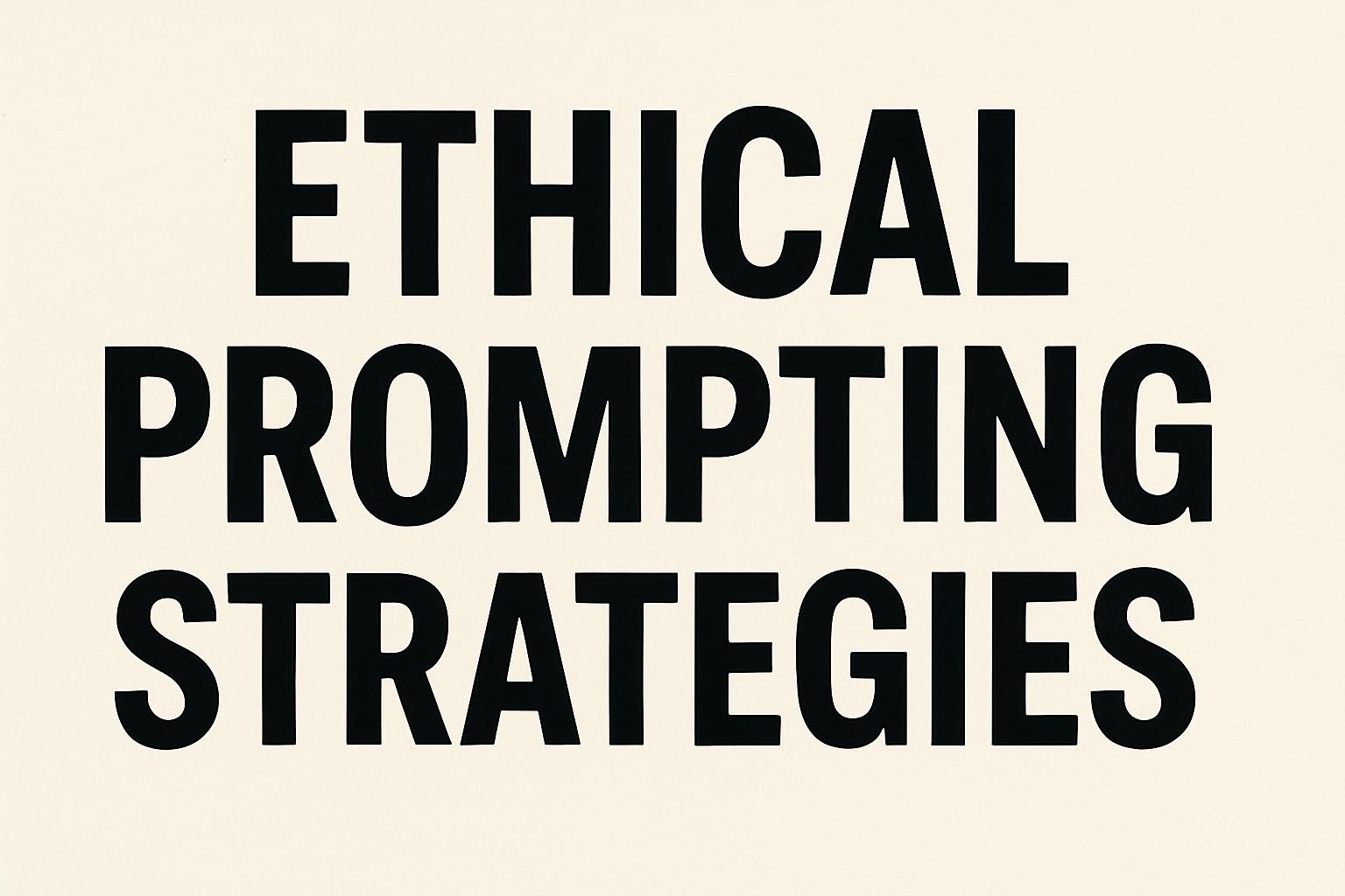 Ethical Prompting Strategies