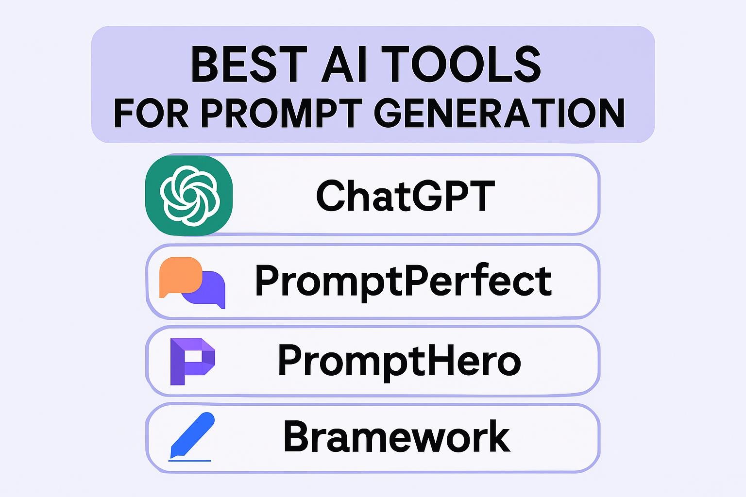 Best AI Tools for Prompt Generation