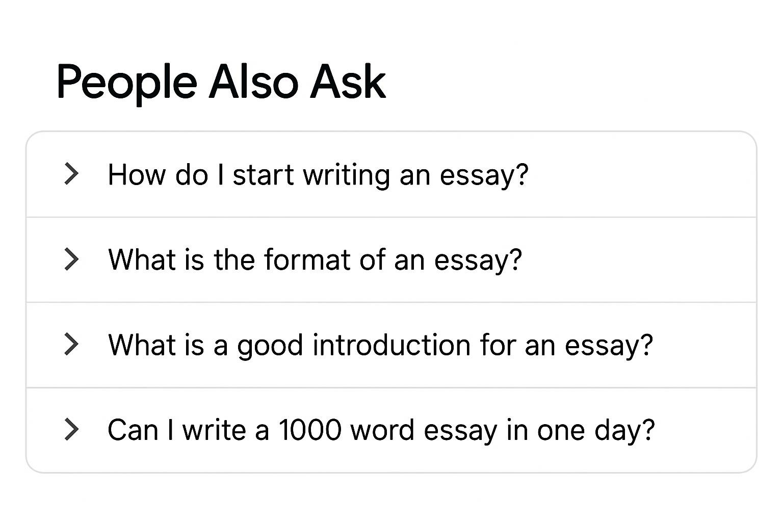People Also Ask