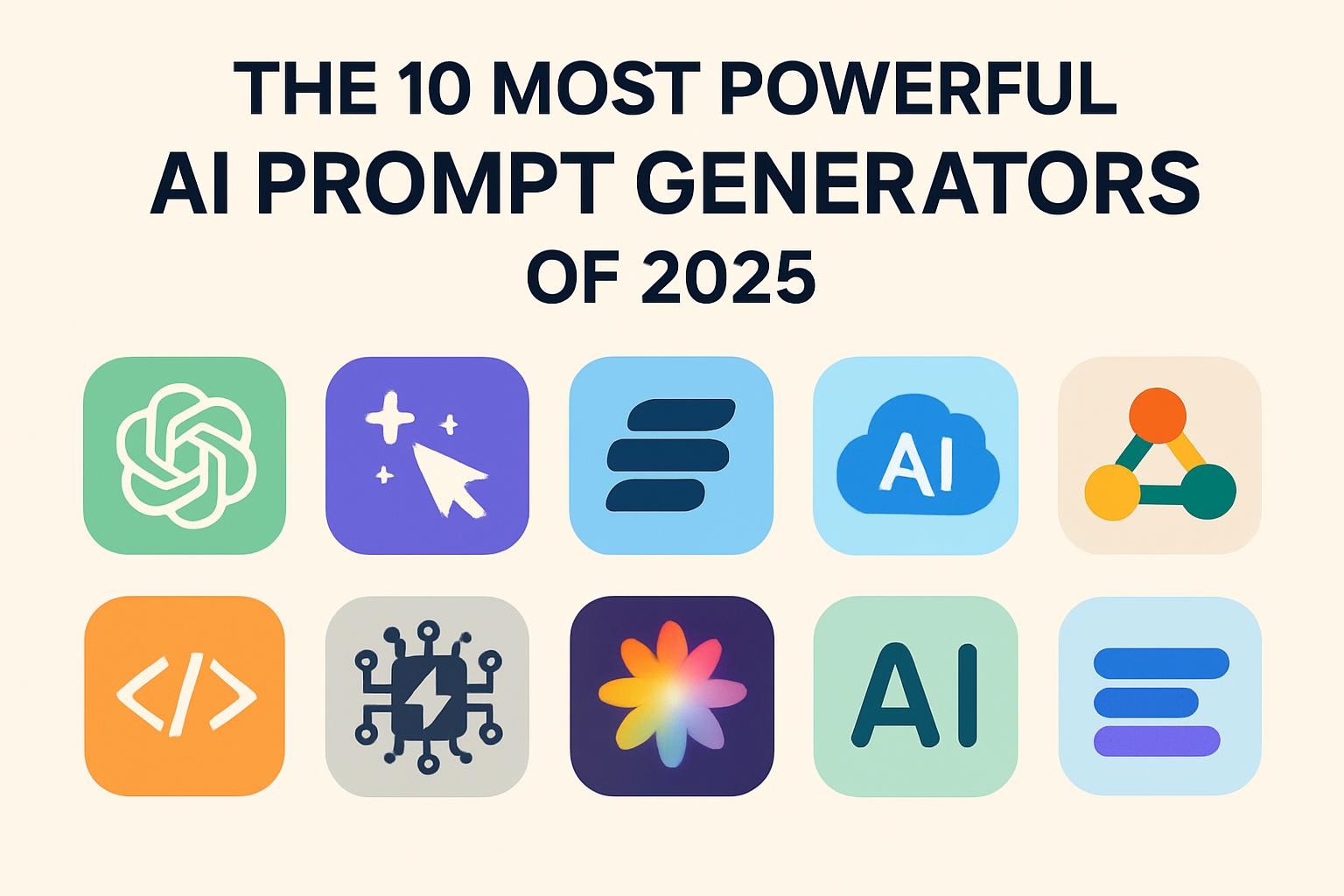 The 10 Most Powerful AI Prompt Generators of 2025