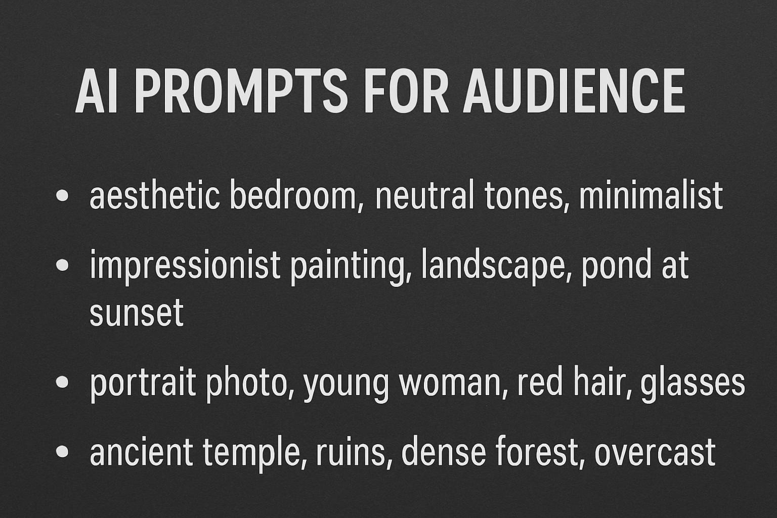 AI Prompts for Audience