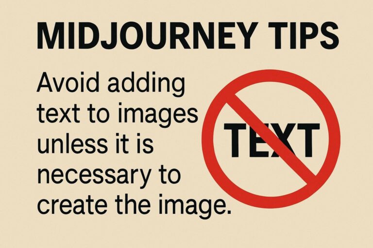 Midjourney Tips