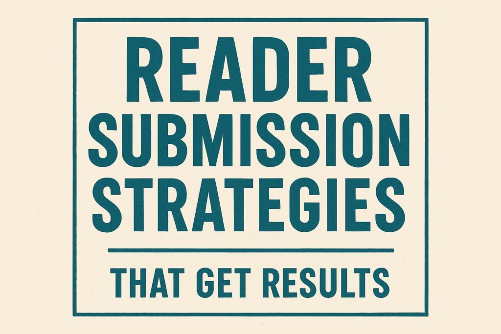 Reader Submission Strategies That Get Results