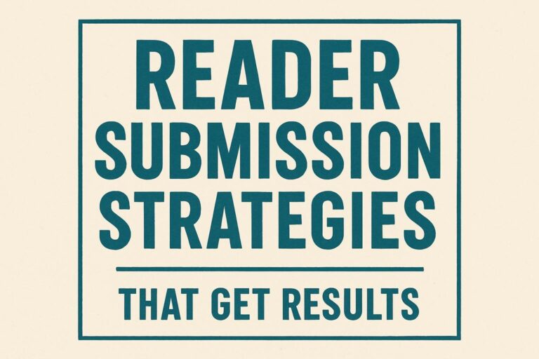 Reader Submission Strategies That Get Results