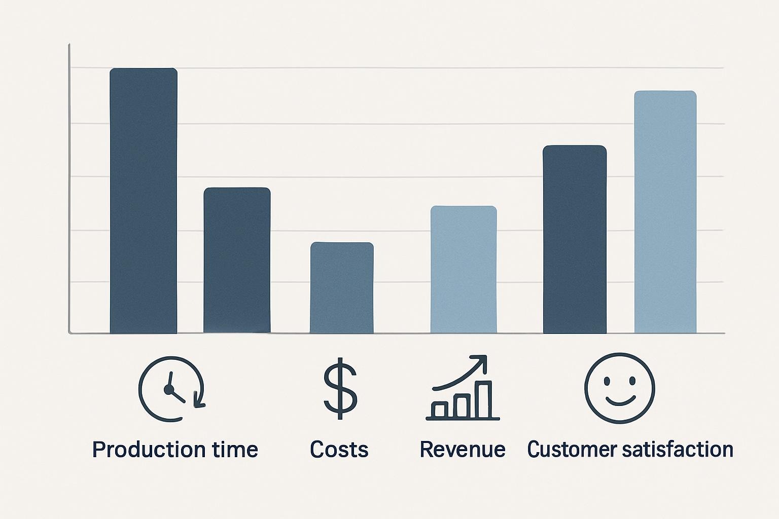before-after AI fashion metrics chart comparison 2026