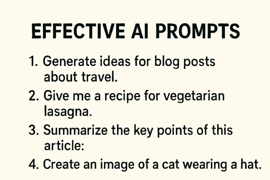 Best AI Prompts 2025 - 1